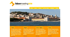 Desktop Screenshot of lisbonmeeting.org.pt