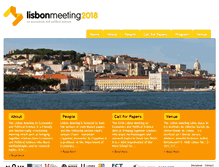 Tablet Screenshot of lisbonmeeting.org.pt